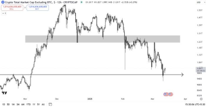 TOTAL2 TradingView